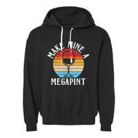 Make Mine A Megapint Wine Lover Johnny Depp Garment-Dyed Fleece Hoodie