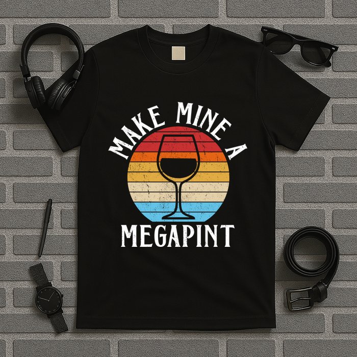 Make Mine A Megapint Wine Lover Johnny Depp T-Shirt