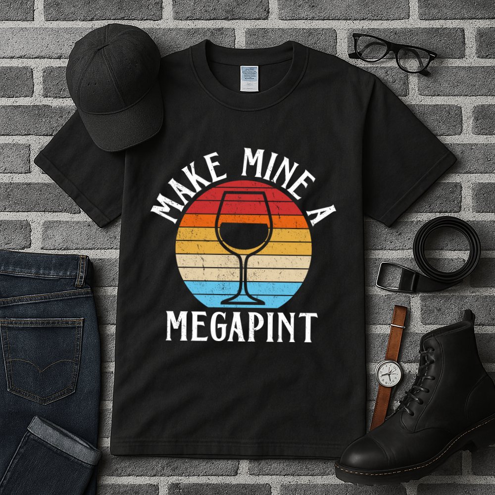 Make Mine A Megapint Wine Lover Johnny Depp Tall T-Shirt