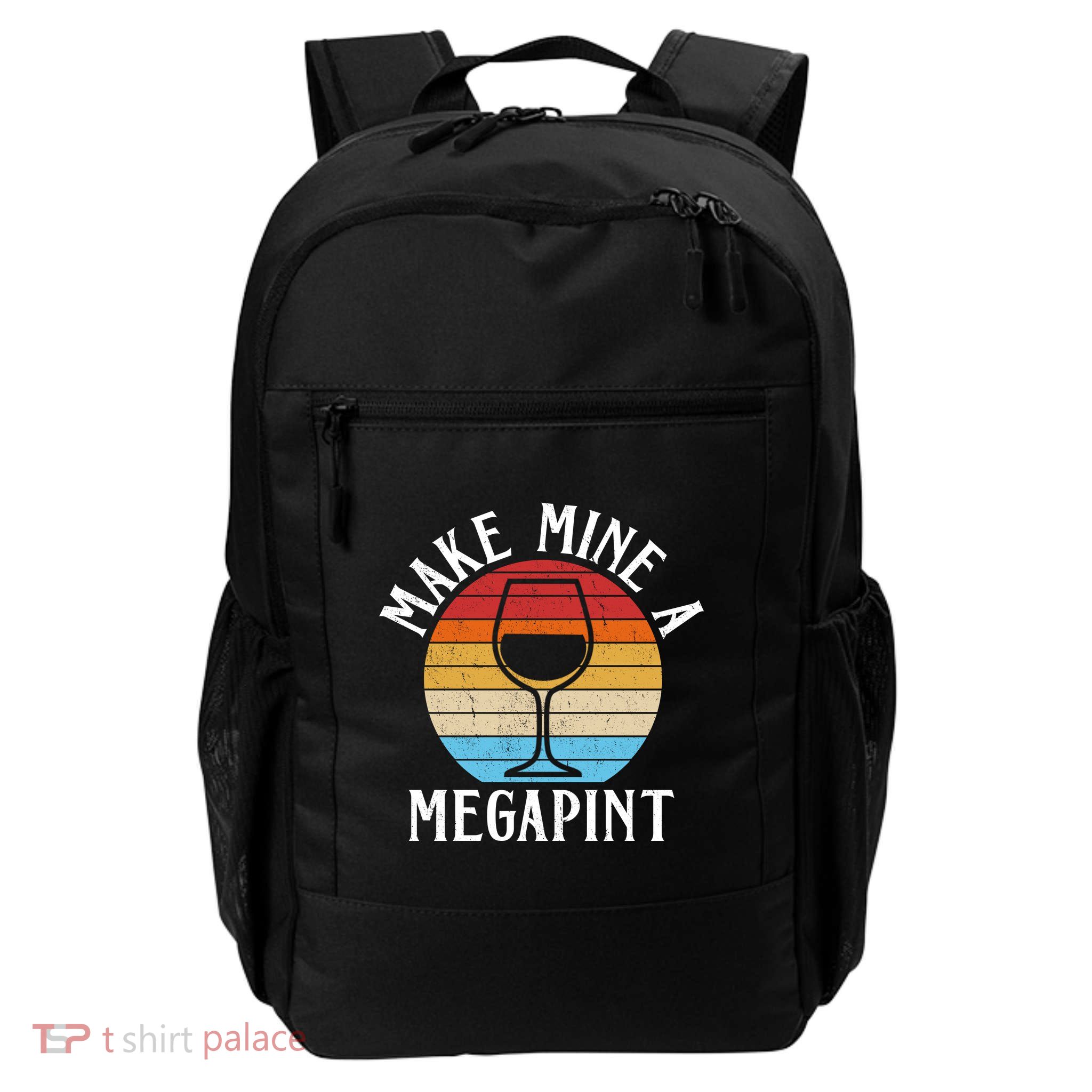 Make Mine A Megapint Wine Lover Johnny Depp Daily Commute Backpack