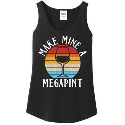 Make Mine A Megapint Wine Lover Johnny Depp Ladies Essential Tank