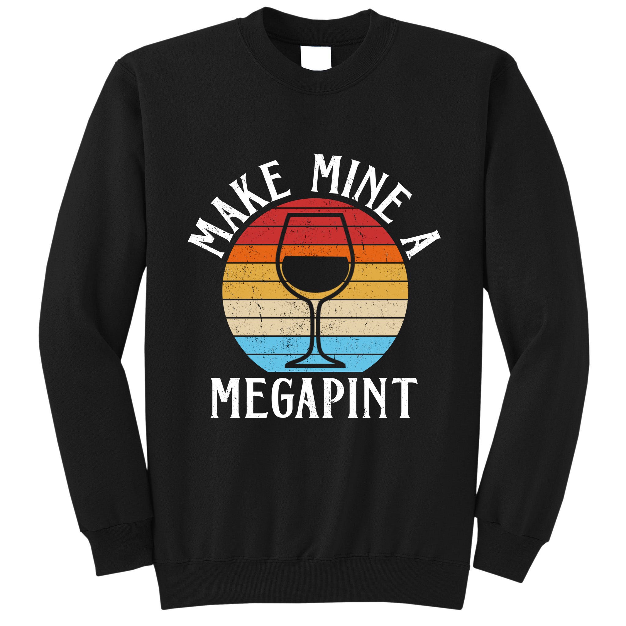 Make Mine A Megapint Wine Lover Johnny Depp Tall Sweatshirt