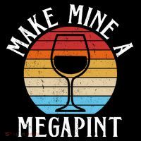 Make Mine A Megapint Wine Lover Johnny Depp Baby Bodysuit