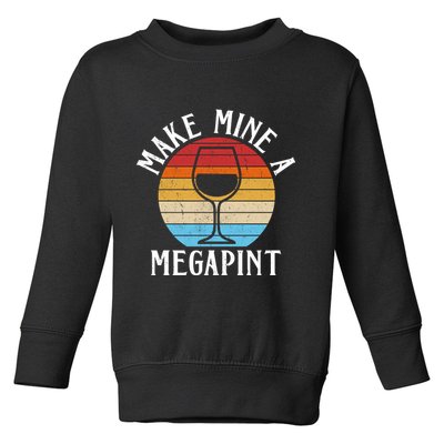 Make Mine A Megapint Wine Lover Johnny Depp Toddler Sweatshirt