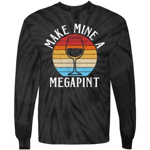 Make Mine A Megapint Wine Lover Johnny Depp Tie-Dye Long Sleeve Shirt