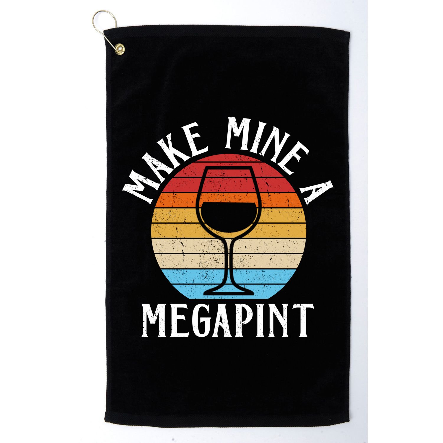 Make Mine A Megapint Wine Lover Johnny Depp Golf Towel