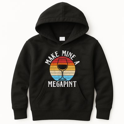 Make Mine A Megapint Wine Lover Johnny Depp Kids Hoodie