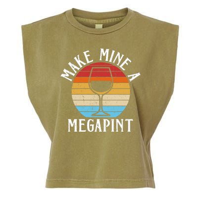 Make Mine A Megapint Wine Lover Johnny Depp Garment-Dyed Women's Muscle Tee