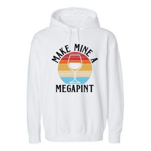 Make Mine A Megapint Wine Lover Johnny Depp Garment-Dyed Fleece Hoodie