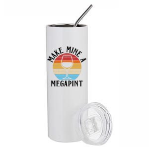 Make Mine A Megapint Wine Lover Johnny Depp Stainless Steel Tumbler