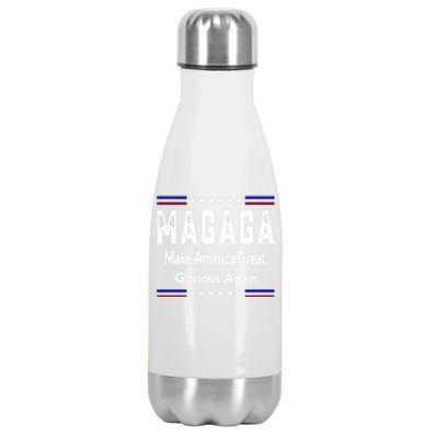 Magaga Make America Great And Glorious Again Gift Stainless Steel Insulated Water Bottle