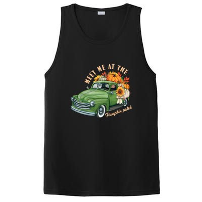 Meet Me At The Pumpkin Patch Cute Vintage Pickup Truck Fall Gift PosiCharge Competitor Tank