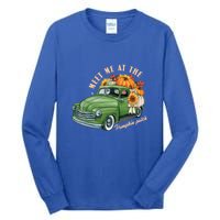 Meet Me At The Pumpkin Patch Cute Vintage Pickup Truck Fall Gift Tall Long Sleeve T-Shirt