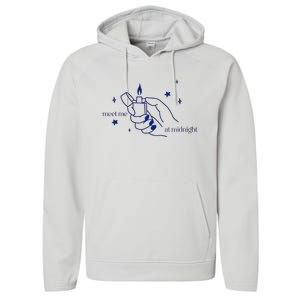 Meet Me At Midnight TS Lover Swiftie Trending Gift Idea Performance Fleece Hoodie