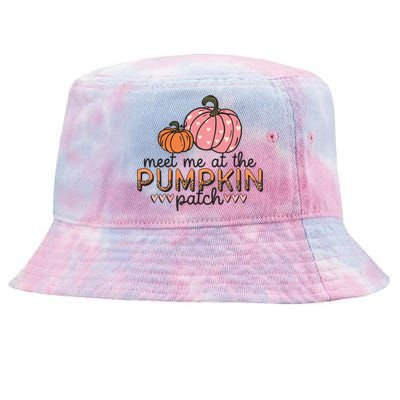 Meet Me At The Pumpkin Patch Autumn Teen Gift Tie-Dyed Bucket Hat