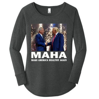 Maha Make America Healthy Again Trump 2024 Women's Perfect Tri Tunic Long Sleeve Shirt