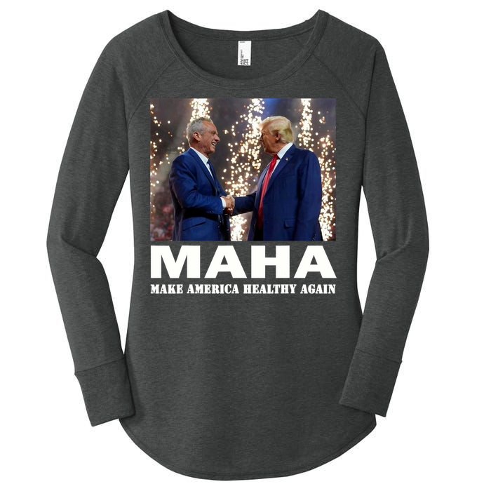 Maha Make America Healthy Again Trump 2024 Women's Perfect Tri Tunic Long Sleeve Shirt