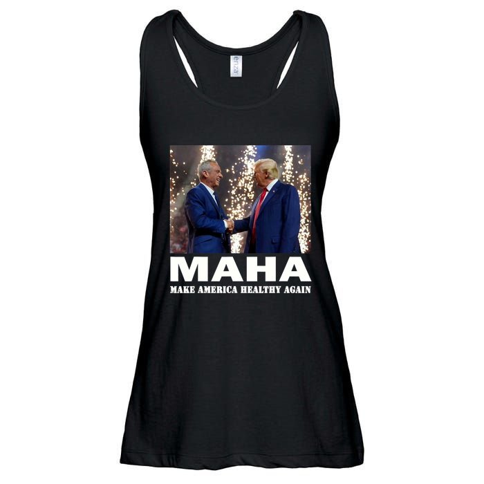 Maha Make America Healthy Again Trump 2024 Ladies Essential Flowy Tank