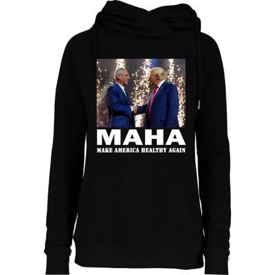 Maha Make America Healthy Again Trump 2024 Womens Funnel Neck Pullover Hood