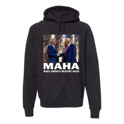 Maha Make America Healthy Again Trump 2024 Premium Hoodie