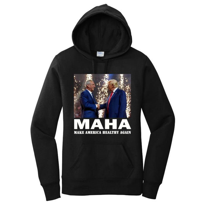 Maha Make America Healthy Again Trump 2024 Women's Pullover Hoodie