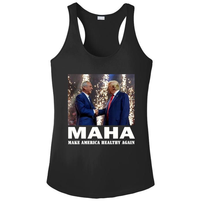 Maha Make America Healthy Again Trump 2024 Ladies PosiCharge Competitor Racerback Tank