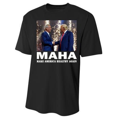 Maha Make America Healthy Again Trump 2024 Performance Sprint T-Shirt