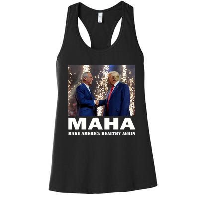 Maha Make America Healthy Again Trump 2024 Women's Racerback Tank