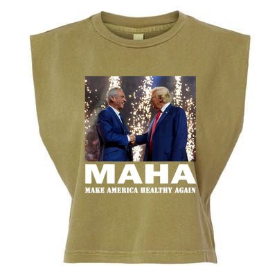 Maha Make America Healthy Again Trump 2024 Garment-Dyed Women's Muscle Tee