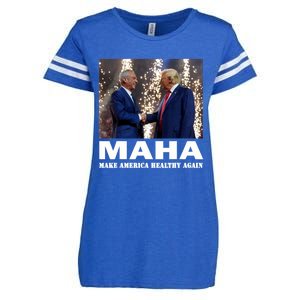 Maha Make America Healthy Again Trump 2024 Enza Ladies Jersey Football T-Shirt