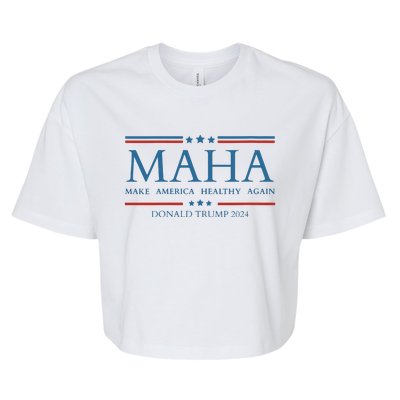 Maha Make America Healthy Again Bella+Canvas Jersey Crop Tee