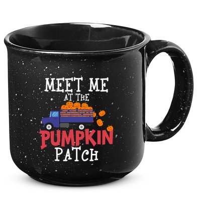 Meet Me At The Pumpkin Patch Extreme Fall Lover Cute Gift 15oz Campfire Ceramic Mug