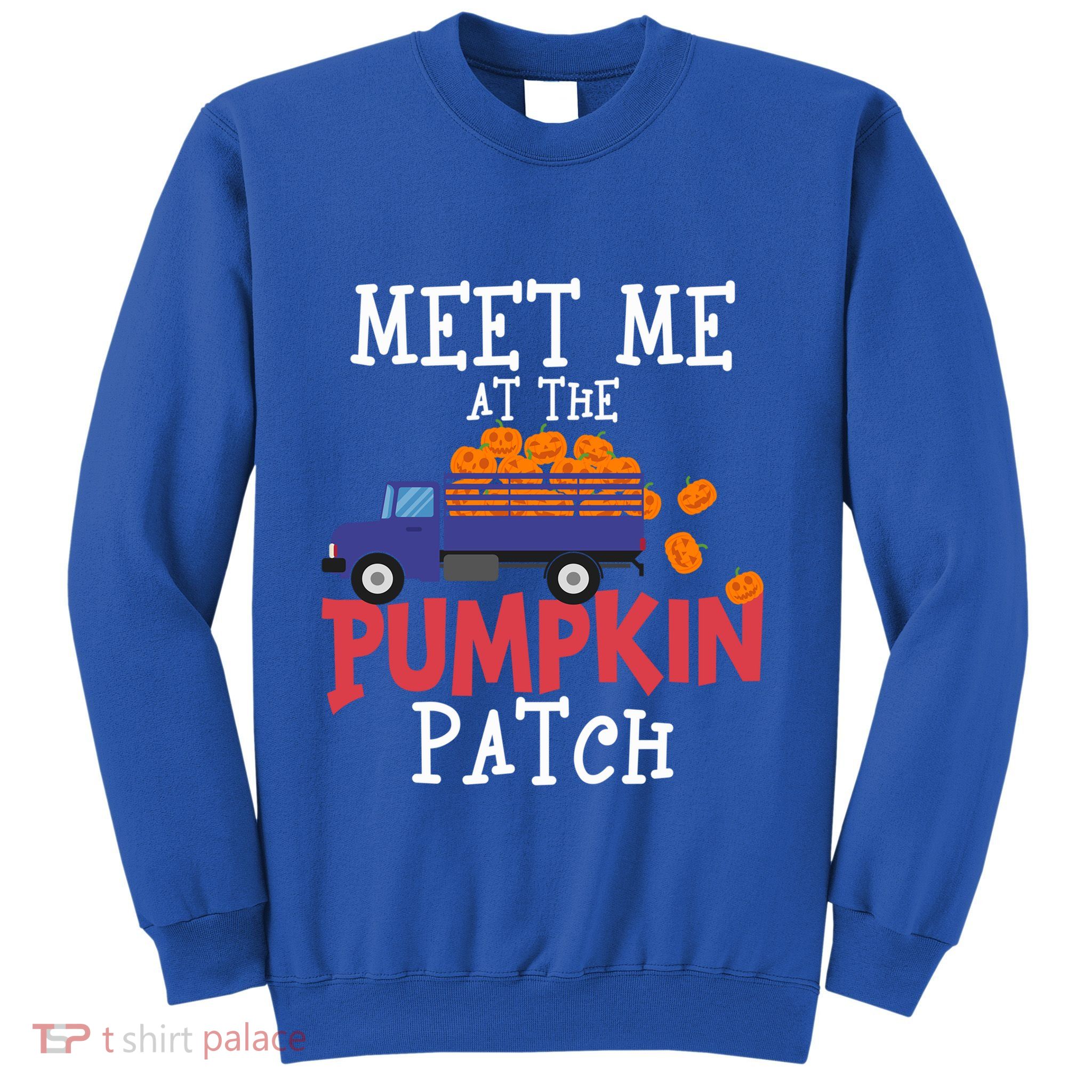 Meet Me At The Pumpkin Patch Extreme Fall Lover Cute Gift Sweatshirt