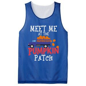 Meet Me At The Pumpkin Patch Extreme Fall Lover Cute Gift Mesh Reversible Basketball Jersey Tank