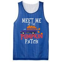 Meet Me At The Pumpkin Patch Extreme Fall Lover Cute Gift Mesh Reversible Basketball Jersey Tank