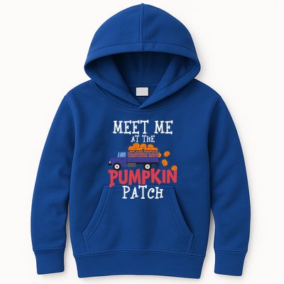 Meet Me At The Pumpkin Patch Extreme Fall Lover Cute Gift Kids Hoodie
