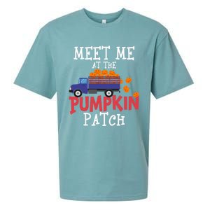 Meet Me At The Pumpkin Patch Extreme Fall Lover Cute Gift Sueded Cloud Jersey T-Shirt