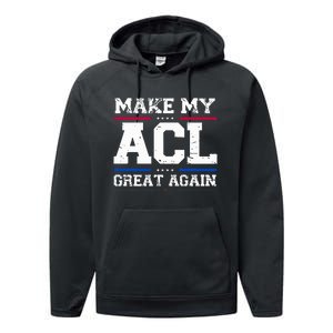 Make My Acl Great Again Acl Surgery Recovery Must Haves Performance Fleece Hoodie