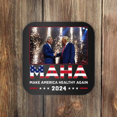 Maha Make America Healthy Again Trump Kennedy 2024 Gift Coaster