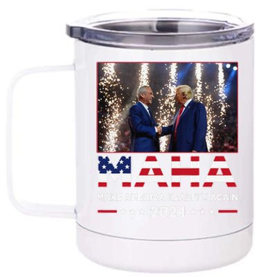 Maha Make America Healthy Again Trump Kennedy 2024 Gift 12 oz Stainless Steel Tumbler Cup