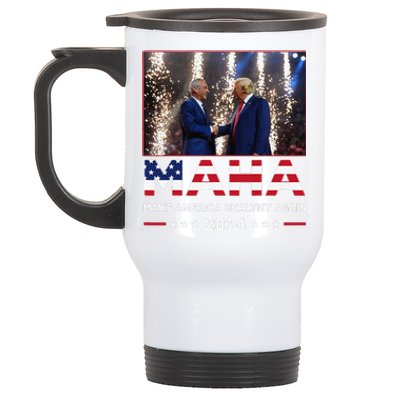 Maha Make America Healthy Again Trump Kennedy 2024 Gift Stainless Steel Travel Mug