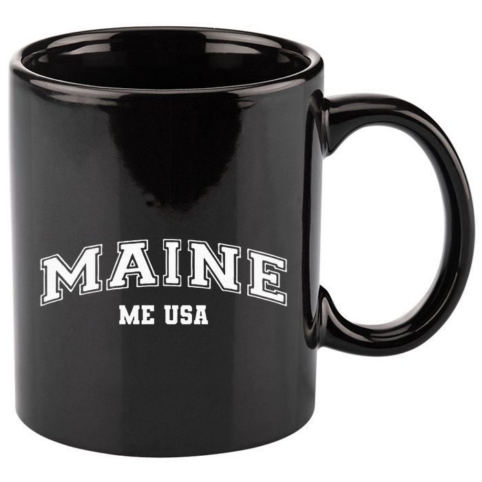 Maine 11oz C Handle Ceramic Mug