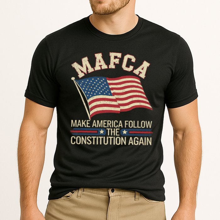 Mafca Make America Follow The Constitution Again Cooling Performance Crew T-Shirt