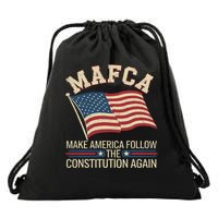 Mafca Make America Follow The Constitution Again Drawstring Bag