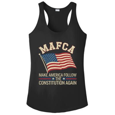 Mafca Make America Follow The Constitution Again Ladies PosiCharge Competitor Racerback Tank