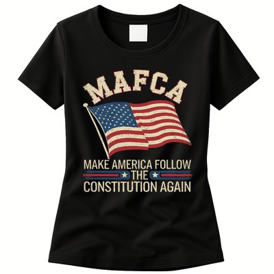 Mafca Make America Follow The Constitution Again Womens T-Shirt