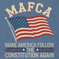 Mafca Make America Follow The Constitution Again Garment-Dyed Sweatshirt