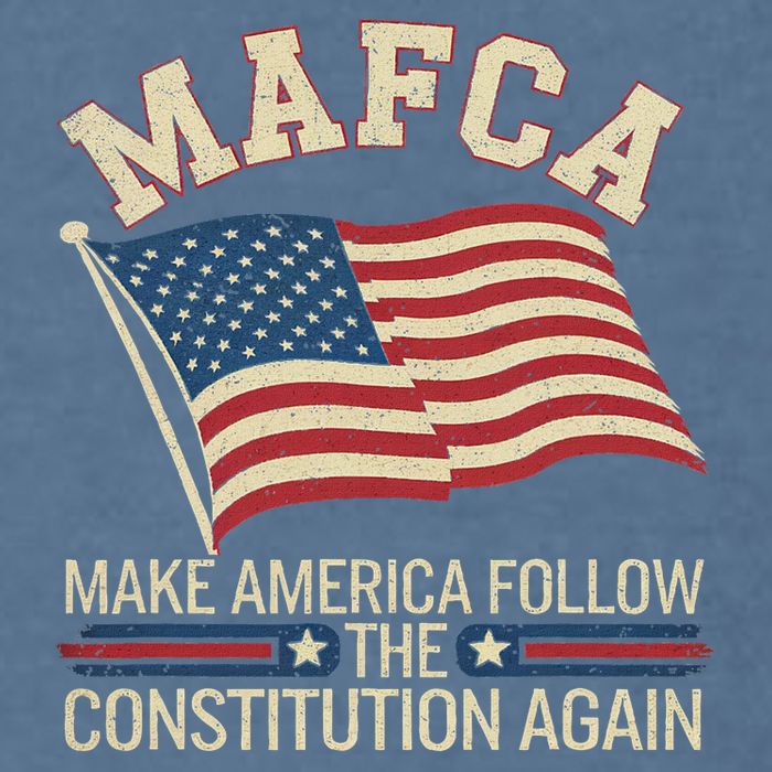 Mafca Make America Follow The Constitution Again Garment-Dyed Sweatshirt