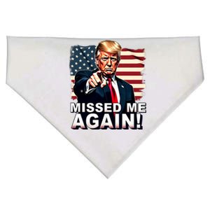 Missed Me Again You Missed Trump 2024 Elections USA-Made Doggie Bandana