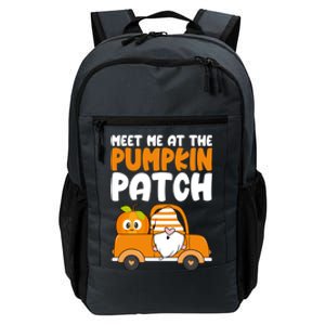 Meet Me At The Pumpkin Patch Gnome Truck Thanksgiving Gift Daily Commute Backpack